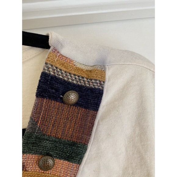 Native American South Western Aztec Women’s Vintage Top Embroidered Beads Mexico - Picture 5 of 9